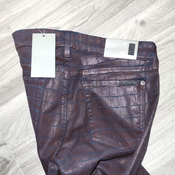 7 for all mankind second skin jeans - Picture 3 of 3